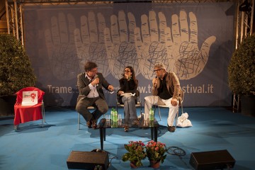 Gaetano Savatteri, Serena Uccello, Giancarlo de Cataldo (foto Mario Spada)