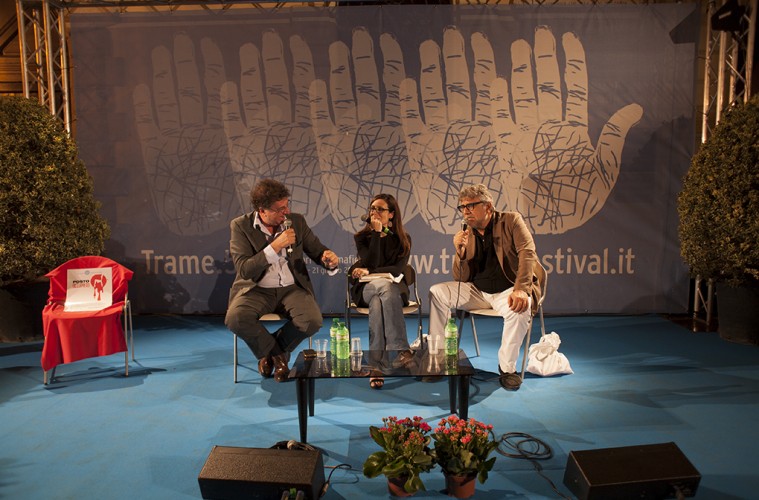 Gaetano Savatteri, Serena Uccello, Giancarlo de Cataldo (foto Mario Spada)