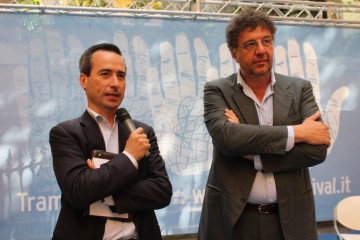 Stefano Ciafani (vicepresidente di Legambiente) e Gaetano Savatteri (foto Mario Spada)